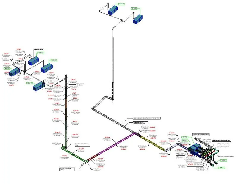 isometric chilled water diagram