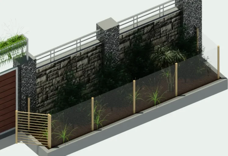 Gate and Compound wall 2