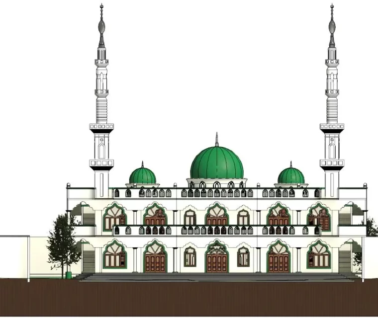 Masjid Revit Modelling 01